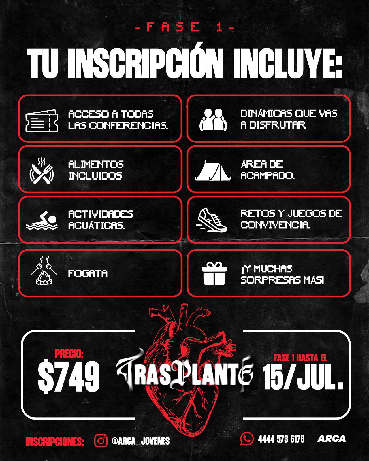 Qué incluye Campamento